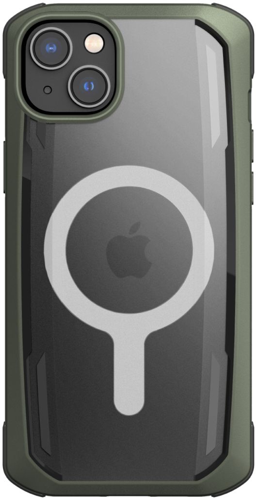 Raptic Secure MagSafe iPhone 14 Plus Hoesje Duurzaam Back Cover Groen afbeelding 2