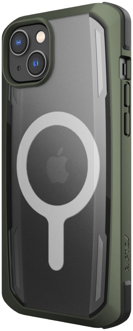 Raptic Secure MagSafe iPhone 14 Plus Hoesje Duurzaam Back Cover Groen afbeelding 9