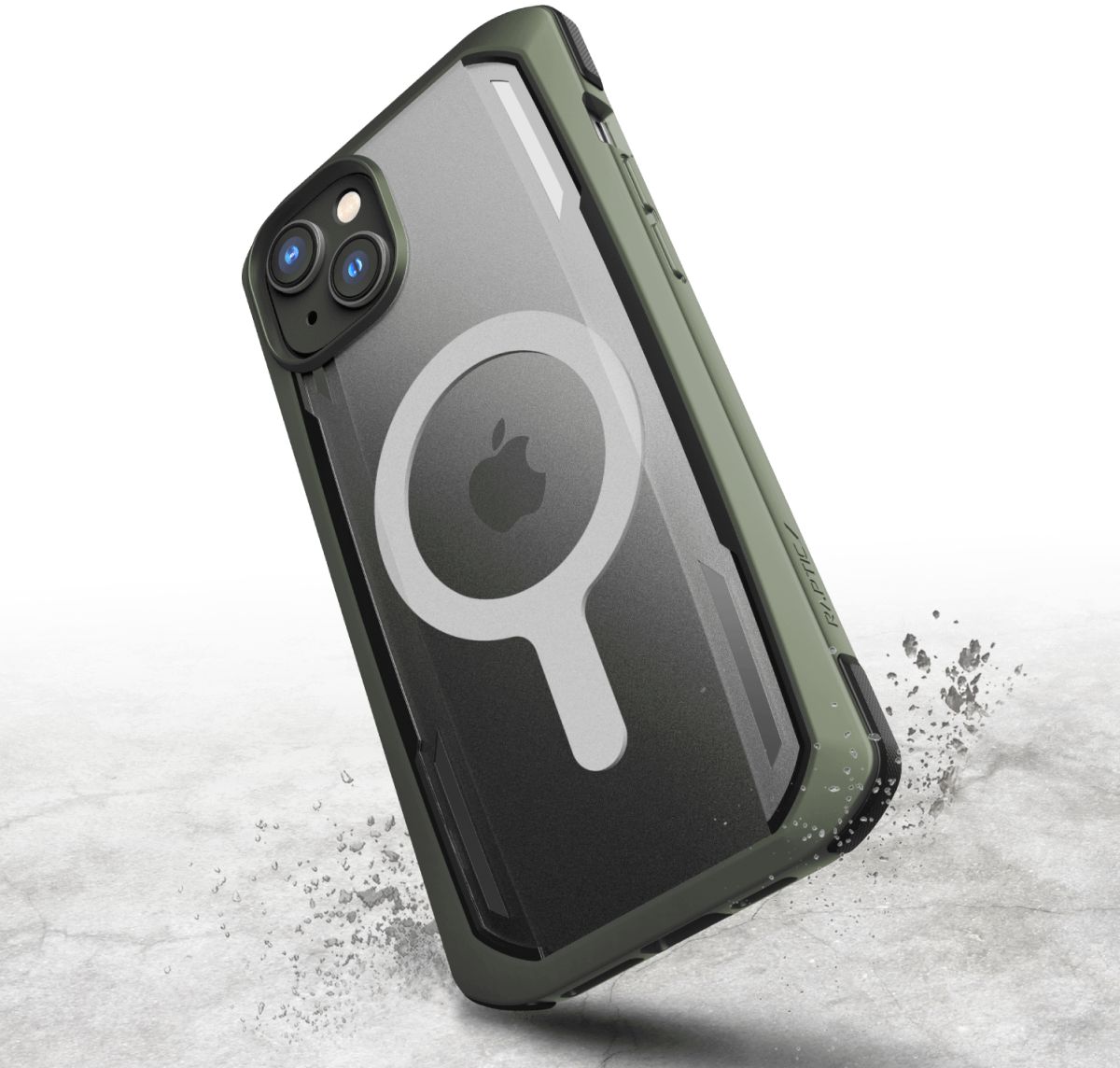 Raptic Secure MagSafe iPhone 14 Plus Hoesje Duurzaam Back Cover Groen afbeelding 8