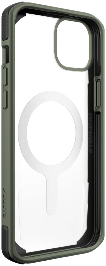 Raptic Secure MagSafe iPhone 14 Plus Hoesje Duurzaam Back Cover Groen afbeelding 10