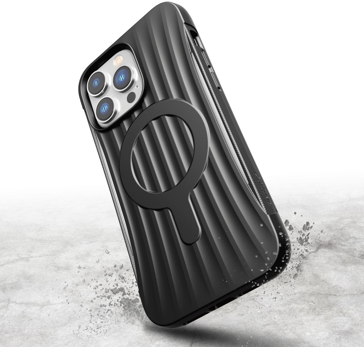 Raptic Clutch MagSafe iPhone 14 Pro Max Hoesje Duurzaam Zwart afbeelding 8