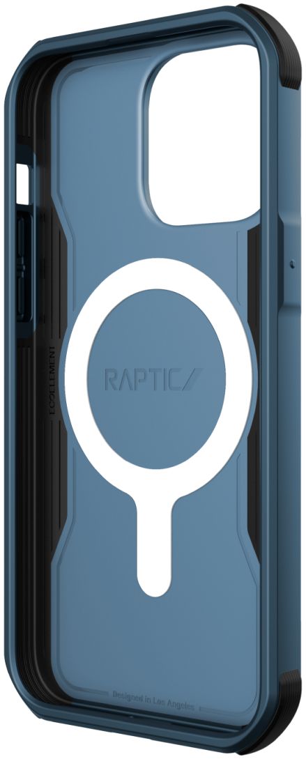 Raptic Fort MagSafe iPhone 14 Pro Max Hoesje Militair Getest 6M Blauw afbeelding 10