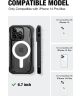 Raptic Secure MagSafe Apple iPhone 14 Pro Max Hoesje Duurzaam Zwart