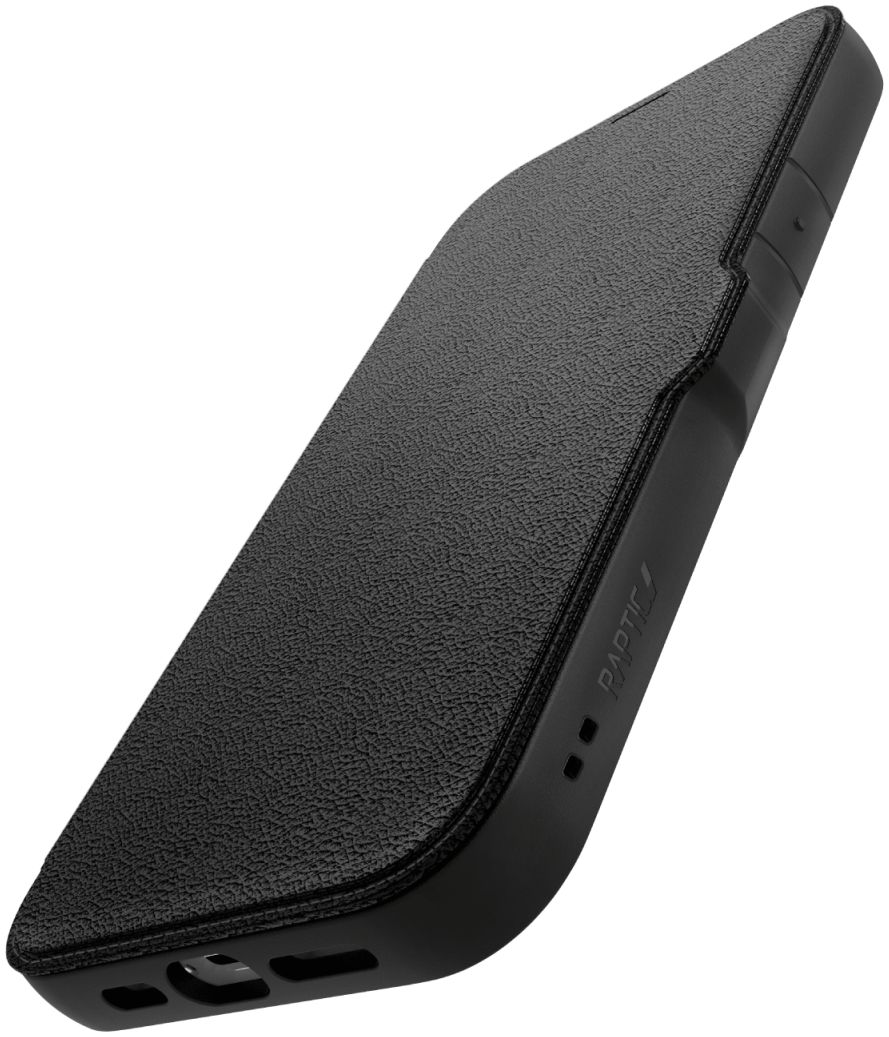 Raptic Urban Folio iPhone 14 Pro Max Hoesje Duurzaam Book Case Zwart afbeelding 9