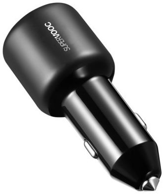 OPPO Super VOOC USB-A en USB-C Snellader 80W Autolader Zwart afbeelding 3