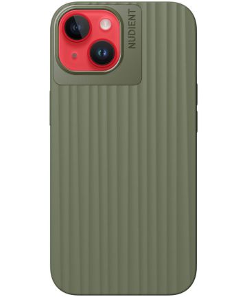 Nudient Bold Case Apple iPhone 14 Hoesje Premium Back Cover Olive Hoesjes