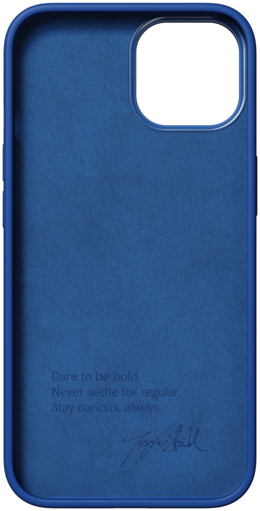Nudient Bold Case Apple iPhone 14 Hoesje Premium Back Cover Blauw afbeelding 2
