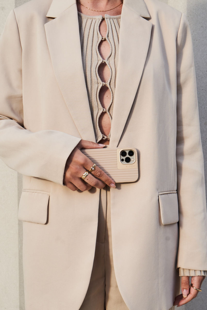 Nudient Bold Case Apple iPhone 14 Plus Hoesje Back Cover Beige afbeelding 7