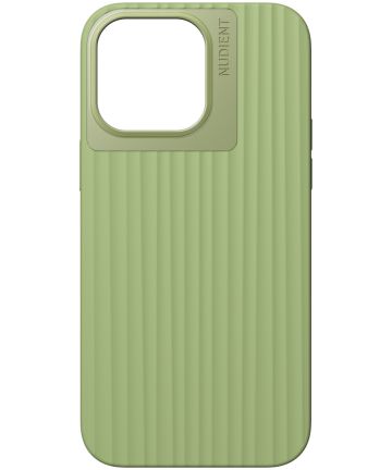 Nudient Bold Case Apple iPhone 14 Pro Max Hoesje Back Cover Groen Hoesjes