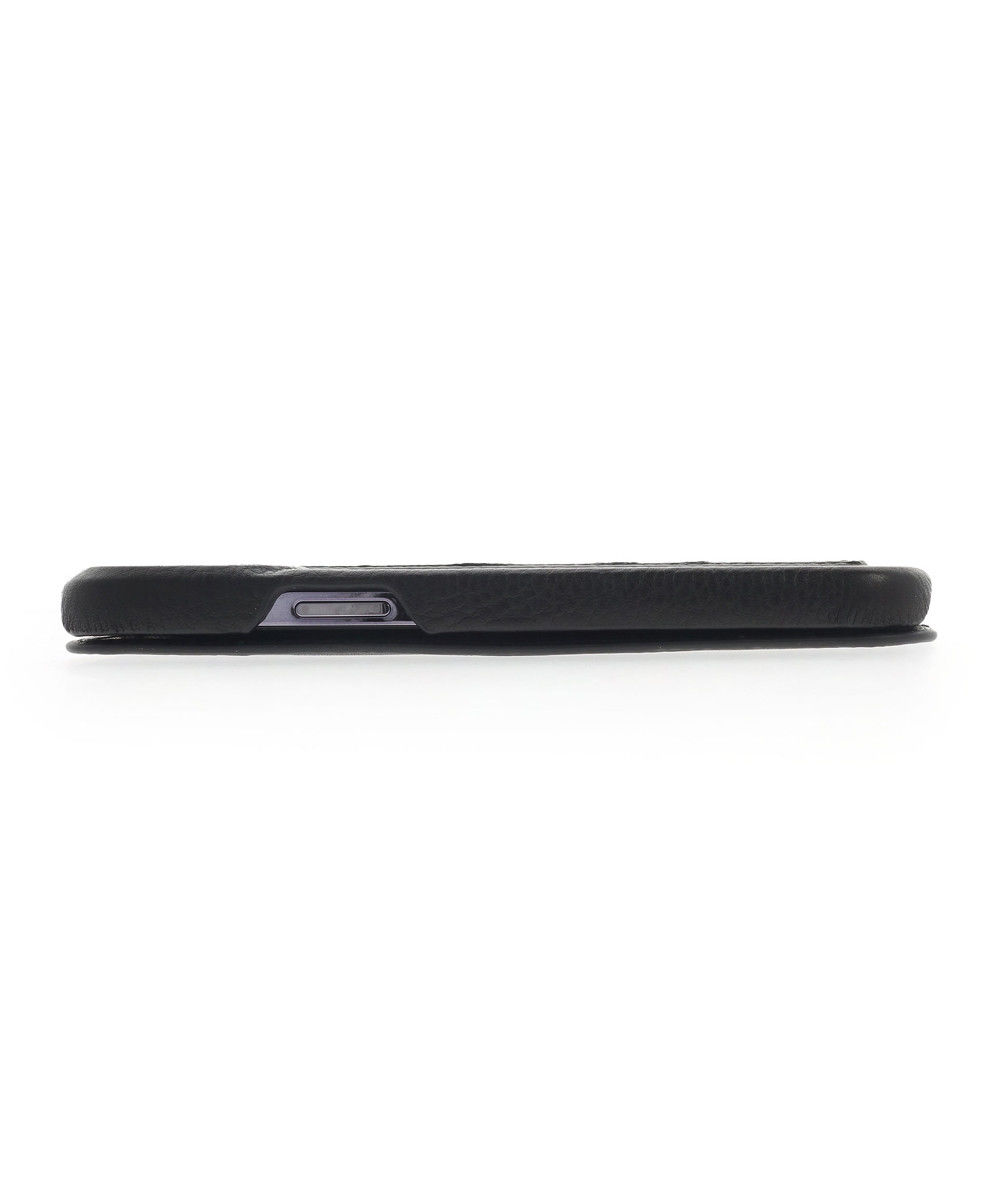 Minim Apple iPhone 14 Pro Max Hoesje Wallet Book Case Echt Leer Zwart afbeelding 10