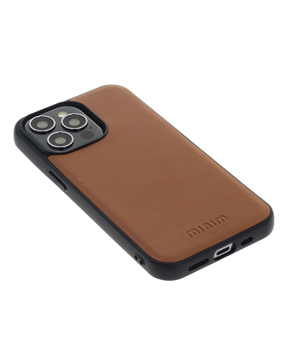 Minim 2-in-1 Apple iPhone 14 Pro Hoesje Book Case en Back Cover Bruin afbeelding 8