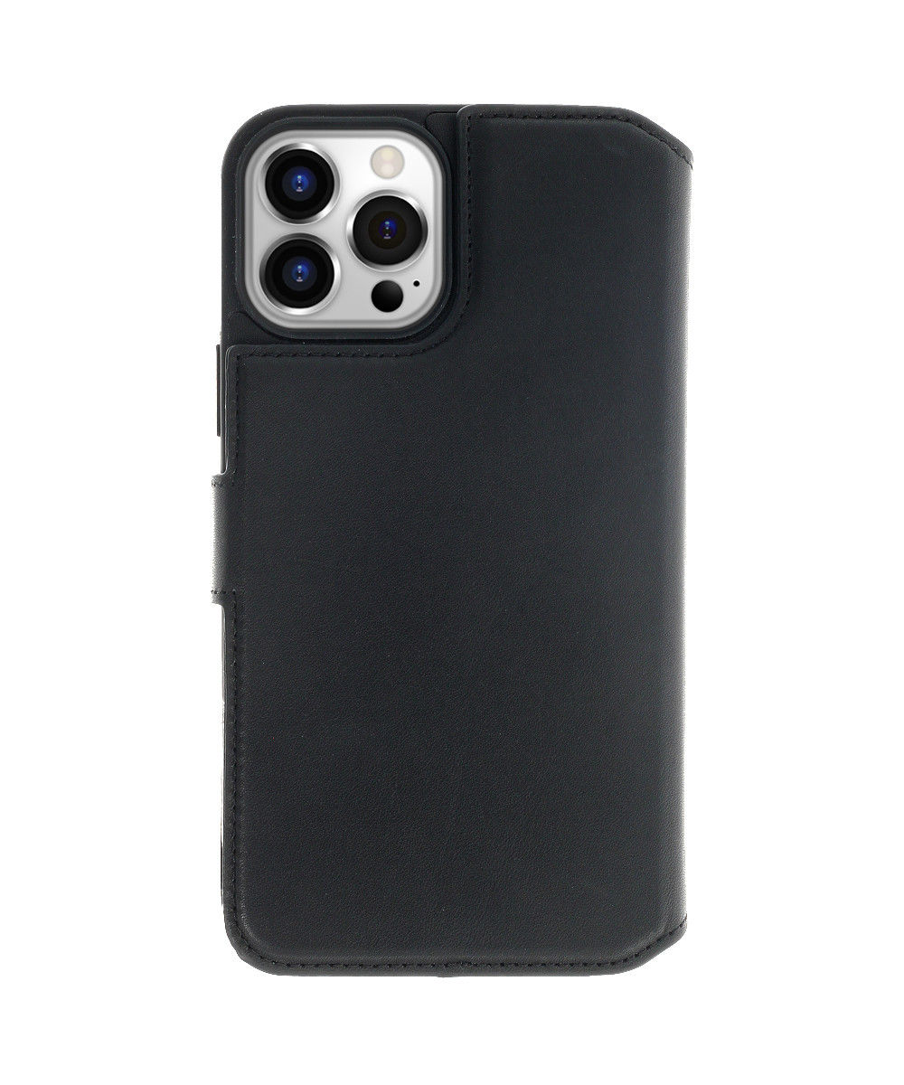 Minim 2-in-1 iPhone 14 Pro Max Hoesje Book Case en Back Cover Zwart afbeelding 2