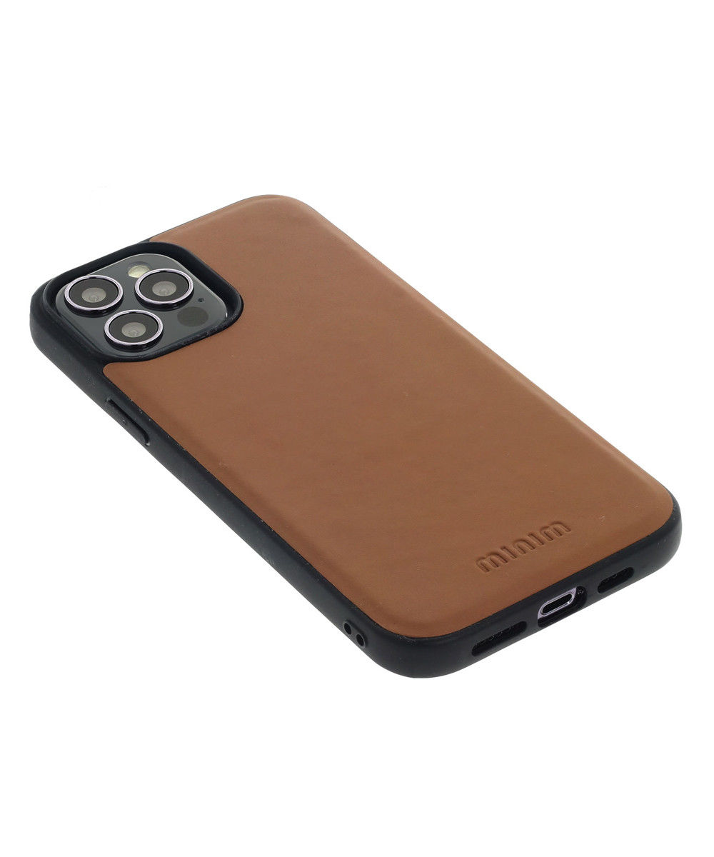 Minim 2-in-1 iPhone 14 Pro Max Hoesje Book Case en Back Cover Bruin afbeelding 8