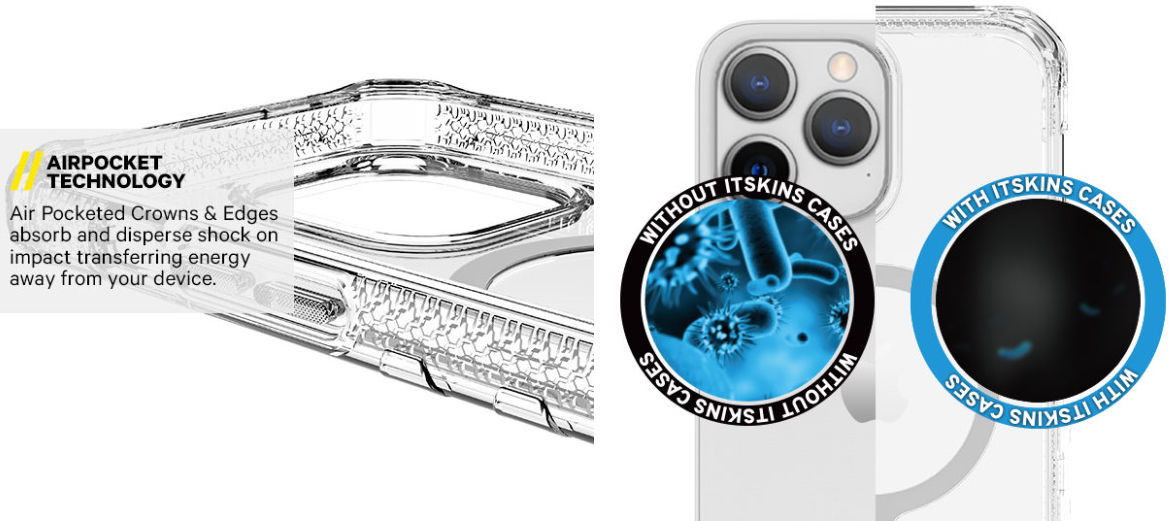ITSKINS Supreme R Apple iPhone 14 Plus Hoesje MagSafe Transparant afbeelding 5