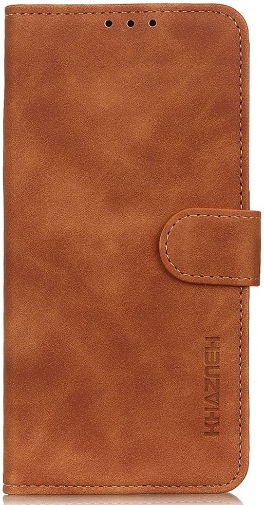 KHAZNEH Apple iPhone 14 Plus Hoesje Retro Wallet Book Case Bruin afbeelding 6