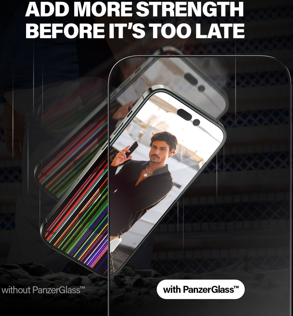 PanzerGlass Apple iPhone 14 Plus Screen Protector Antibacterieel afbeelding 5