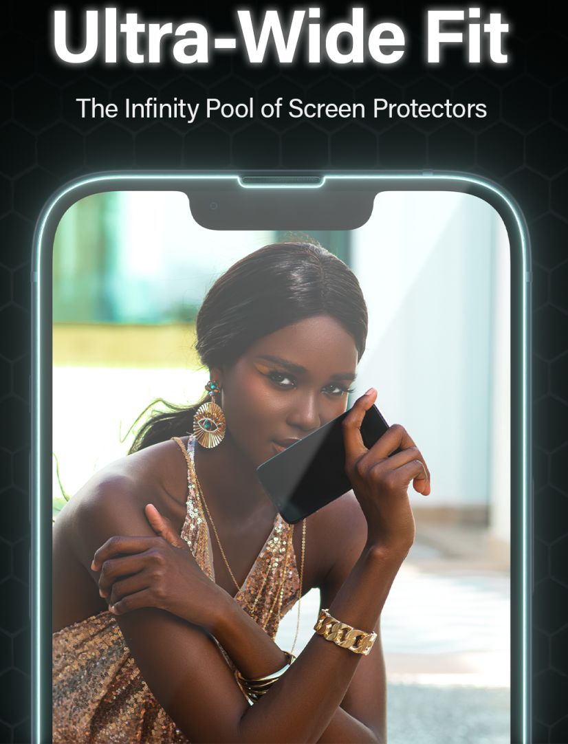 PanzerGlass Ultra-Wide iPhone 14 / 13 / 13 Pro Protector EasyAligner afbeelding 5