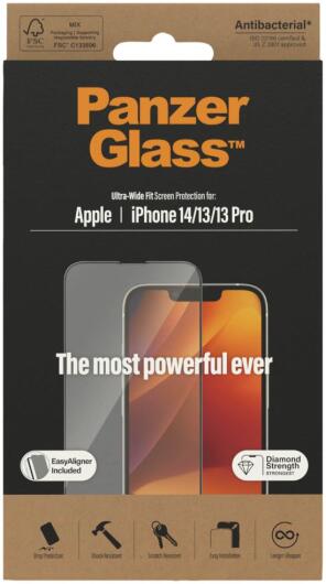 PanzerGlass Ultra-Wide iPhone 14 / 13 / 13 Pro Protector EasyAligner afbeelding 20