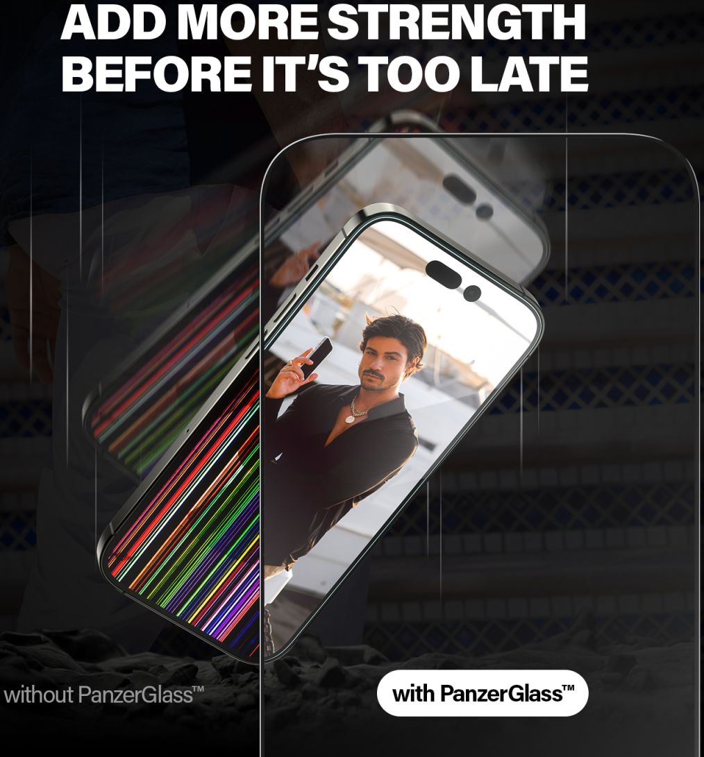 PanzerGlass Ultra-Wide iPhone 14 Pro Screen Protector EasyAligner afbeelding 7