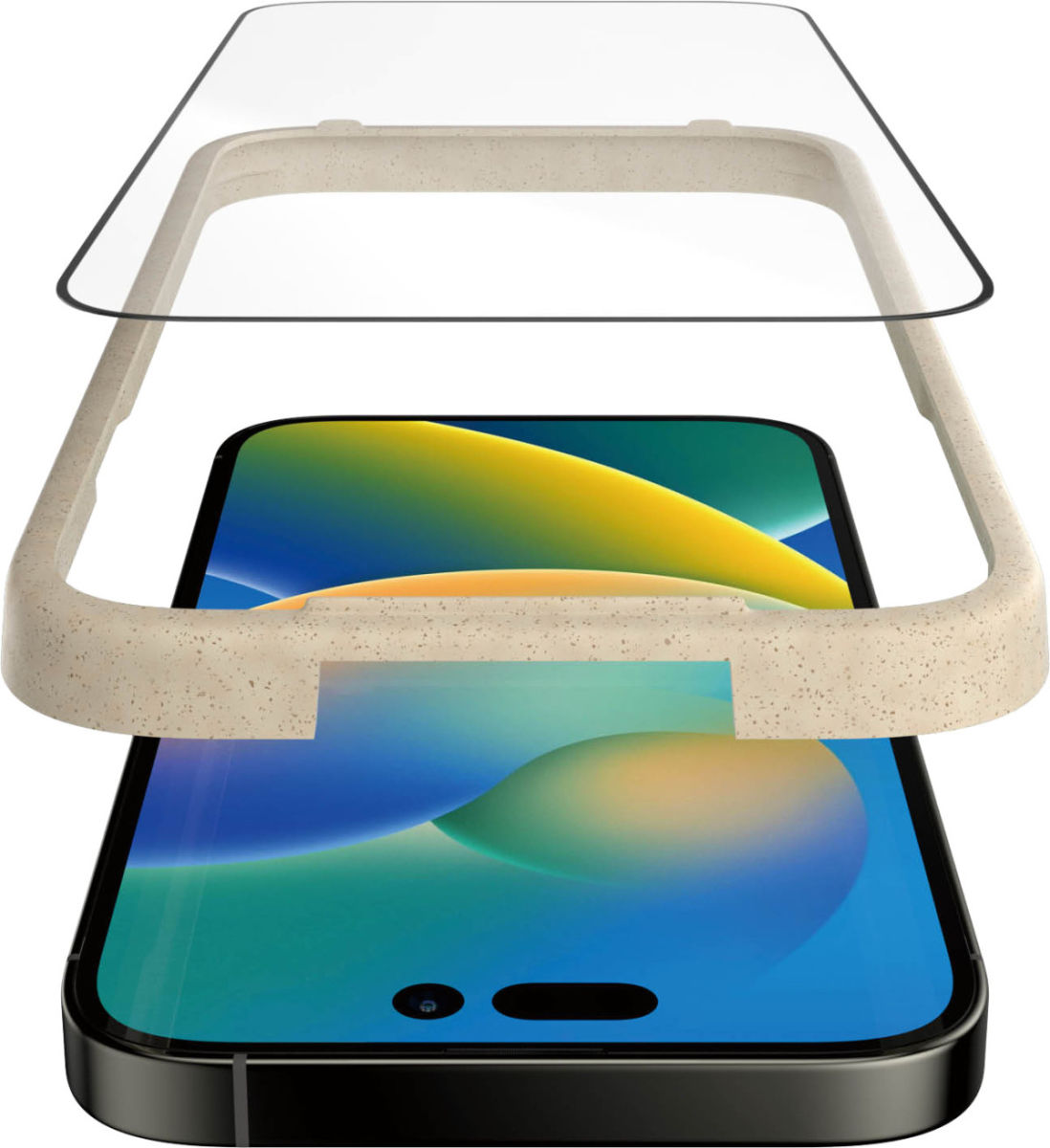 PanzerGlass Ultra-Wide iPhone 14 Pro Screen Protector Anti-Glare afbeelding 9