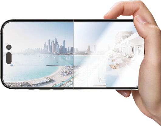 PanzerGlass Ultra-Wide iPhone 14 Pro Screen Protector Anti-Glare afbeelding 10