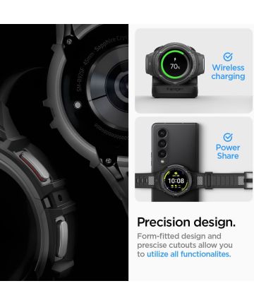 spigen rugged armor pro designed for samsung galaxy watch5 pro