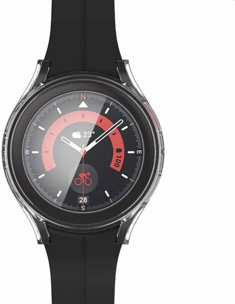Spigen Thin Fit Samsung Galaxy Watch 5 Pro Hoesje + Tempered Glass afbeelding 6