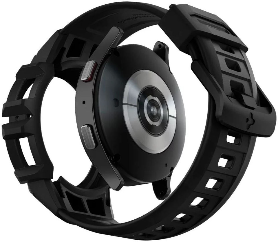 Spigen Rugged Armor Pro Galaxy Watch 5 / 4 44M Hoesje en Bandje Zwart afbeelding 2