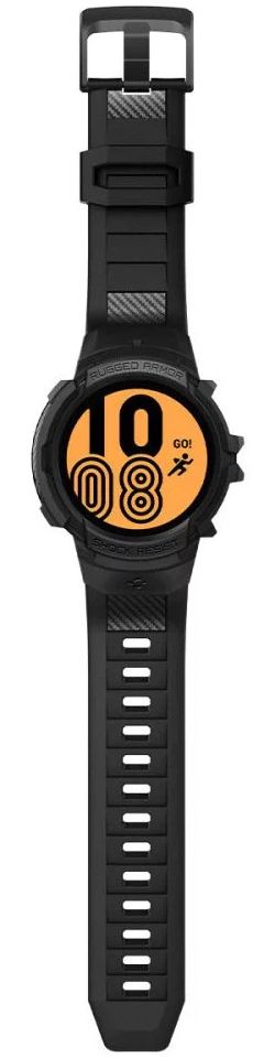Spigen Rugged Armor Pro Galaxy Watch 5 / 4 44M Hoesje en Bandje Zwart afbeelding 3