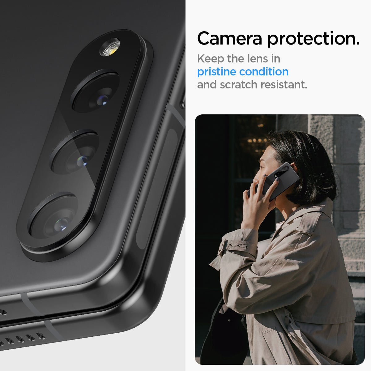 Spigen Optik Samsung Galaxy Z Fold 4 Camera Lens Protector 2-Pack afbeelding 15