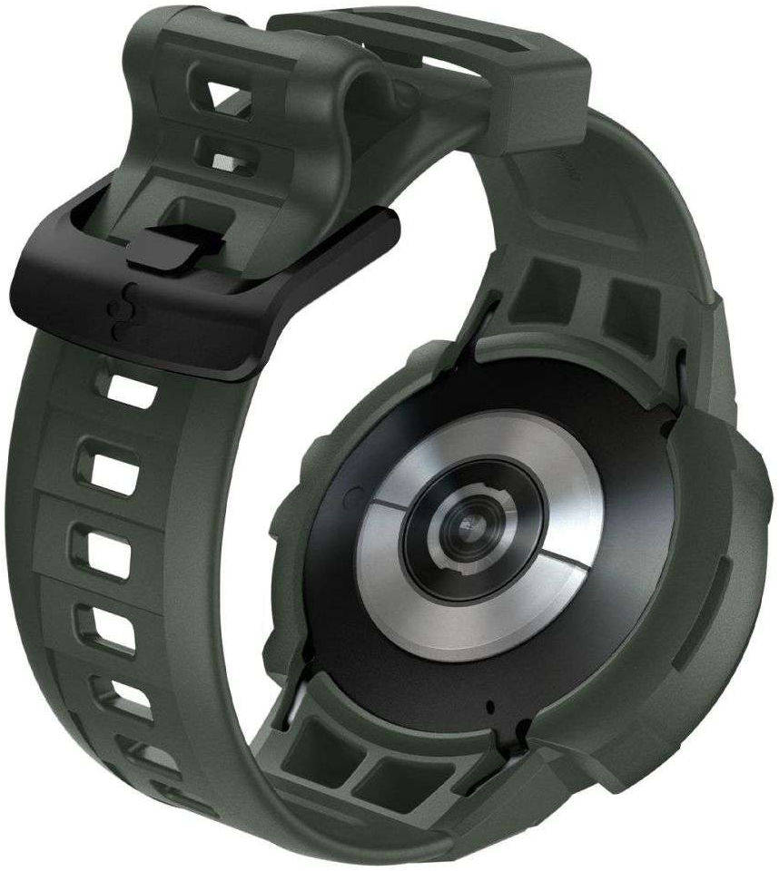 Spigen Rugged Armor Pro Galaxy Watch 5 / 4 44M Hoesje en Bandje Groen afbeelding 12