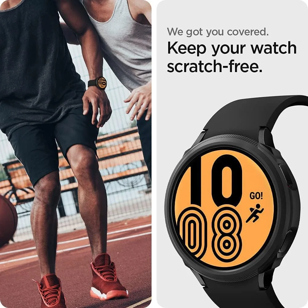 Spigen Liquid Air - Samsung Galaxy Watch 5 / 4 40MM Hoesje - Zwart afbeelding 4