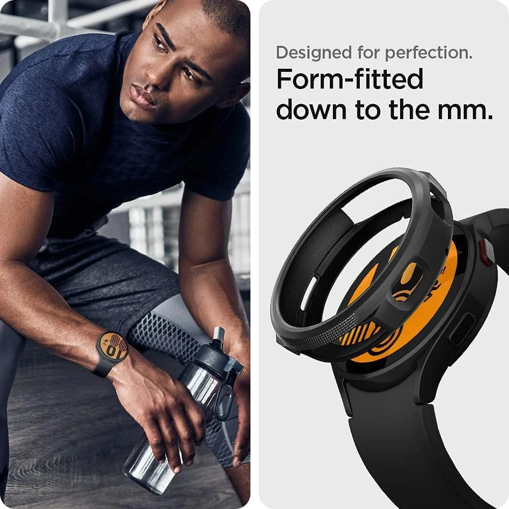 Spigen Liquid Air - Samsung Galaxy Watch 5 / 4 40MM Hoesje - Zwart afbeelding 5