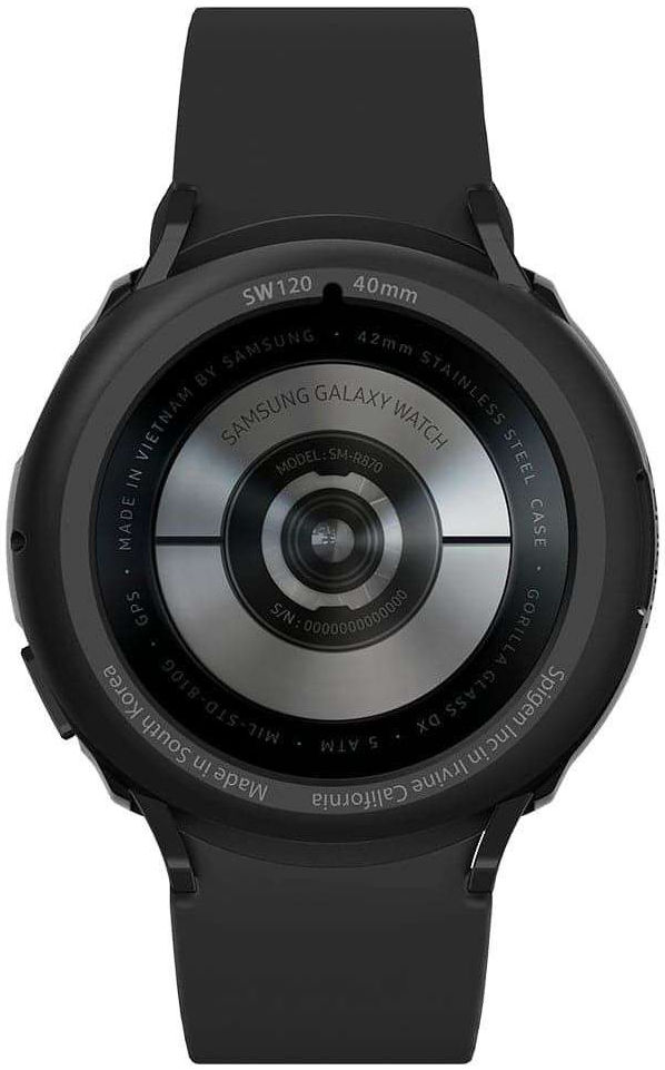 Spigen Liquid Air - Samsung Galaxy Watch 5 / 4 40MM Hoesje - Zwart afbeelding 14
