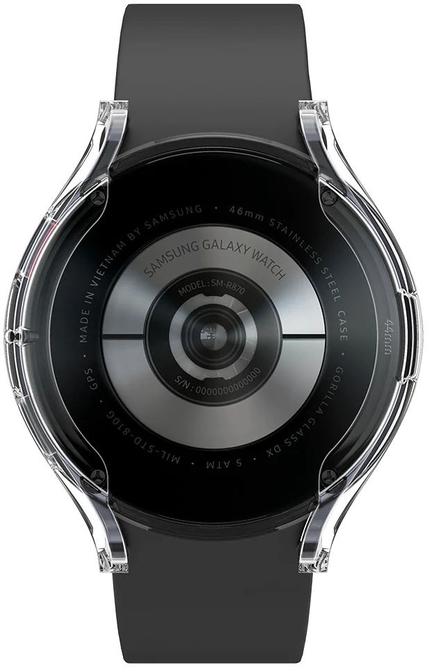 Spigen Ultra Hybrid - Samsung Galaxy Watch 5 / 4 44MM Hoesje - Transparant afbeelding 9