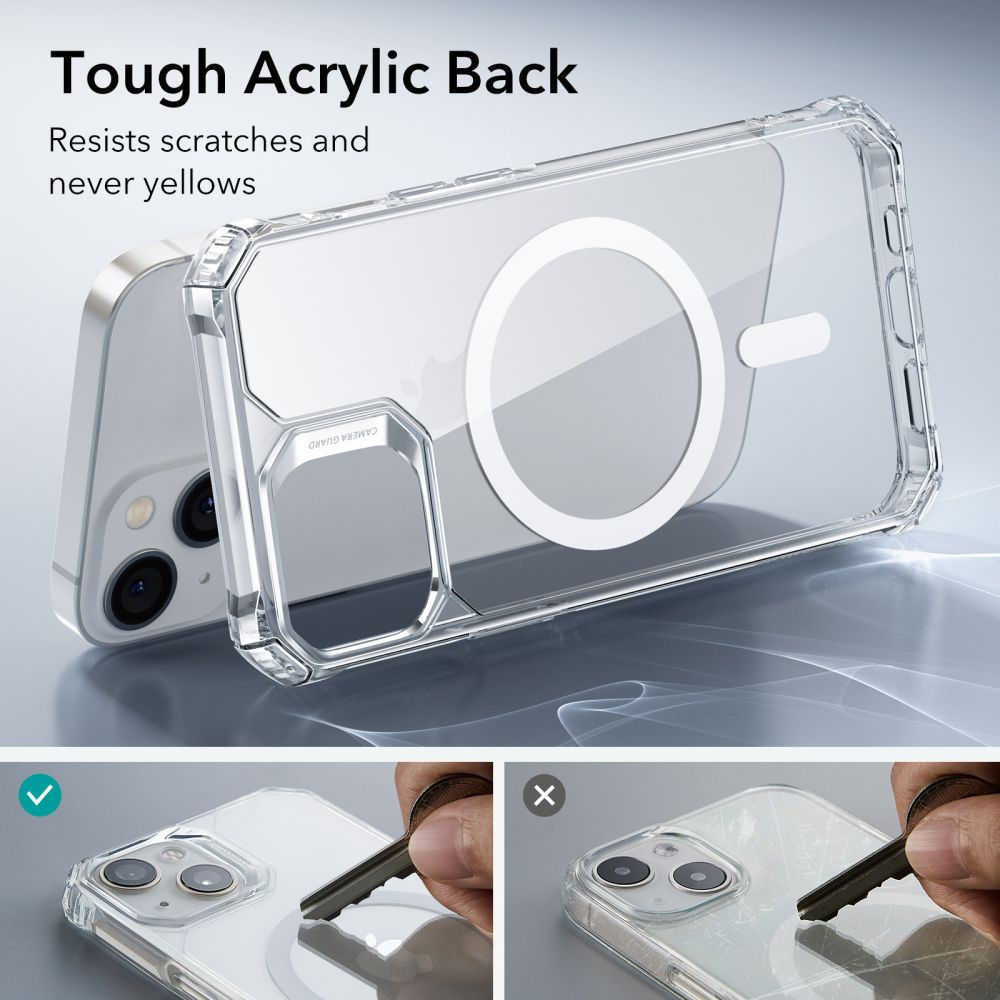 ESR Air Armor HaloLock iPhone 14 Pro Max Hoesje MagSafe Transparant afbeelding 4