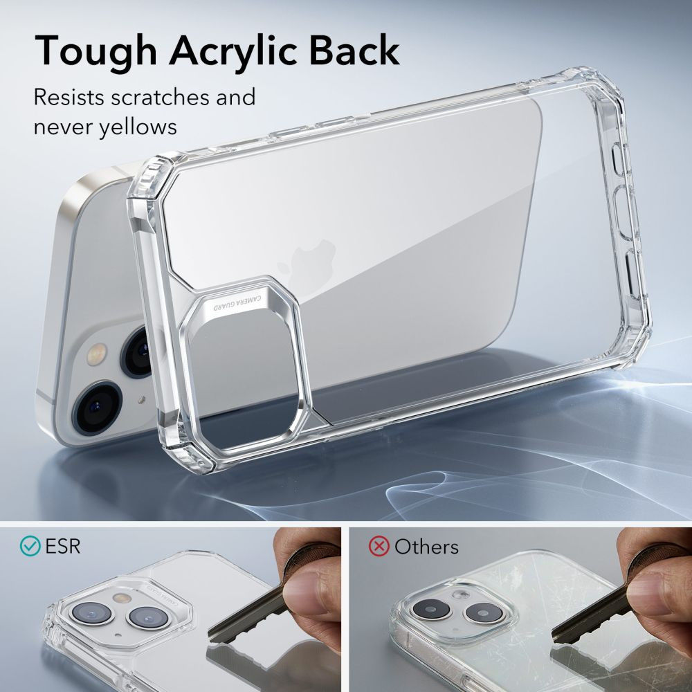 ESR Air Armor Apple iPhone 13 / 14 Hoesje Back Cover Transparant afbeelding 5