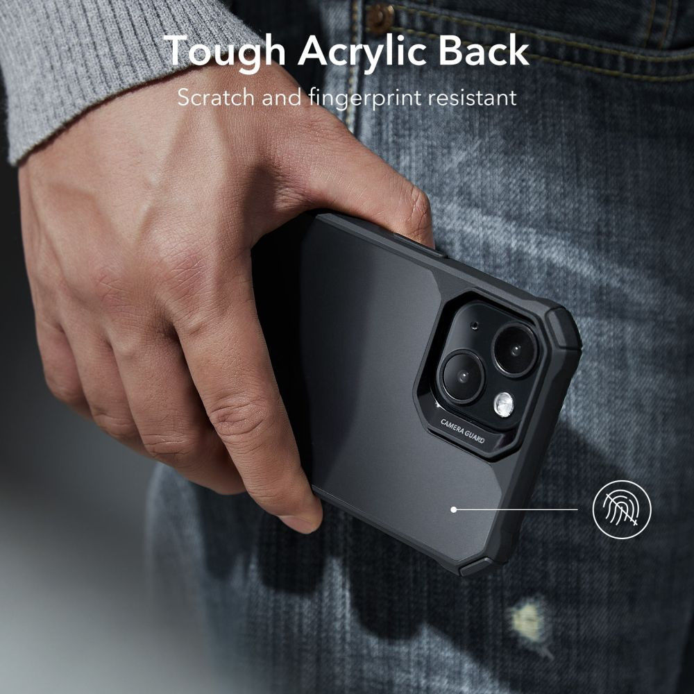 ESR Air Armor Apple iPhone 14 / 13 Hoesje Back Cover Zwart afbeelding 5