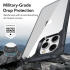 ESR Air Armor iPhone 14 Pro Max Hoesje Back Cover Transparant Zwart afbeelding 2