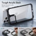ESR Air Armor iPhone 14 Pro Max Hoesje Back Cover Transparant Zwart afbeelding 5