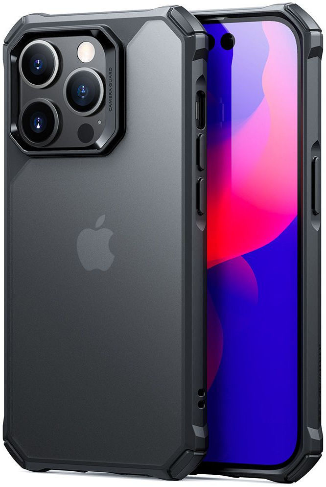 ESR Air Armor iPhone 14 Pro Max Hoesje Back Cover Zwart afbeelding 1