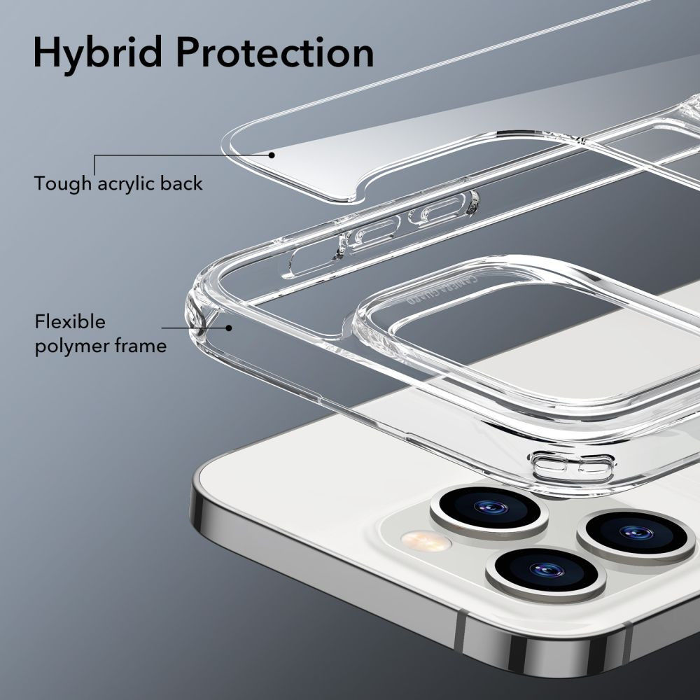 ESR Air Shield Boost iPhone 14 Pro Max Hoesje Kickstand Transparant afbeelding 7