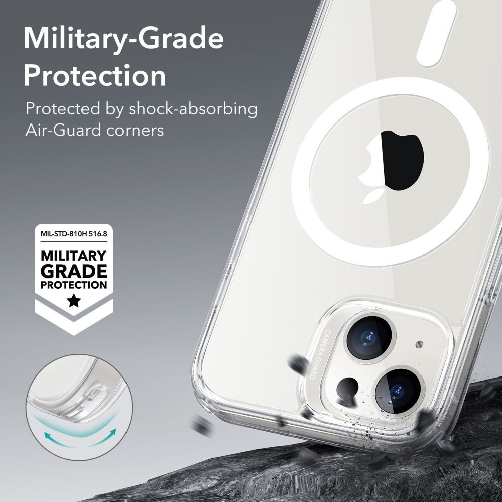 ESR Classic Hybrid Apple iPhone 14/13 Hoesje MagSafe Transparant afbeelding 4