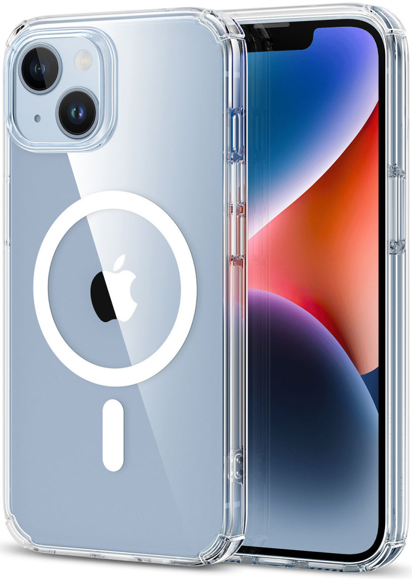 ESR Krystec HaloLock Apple iPhone 13/14 Hoesje MagSafe Transparant afbeelding 2