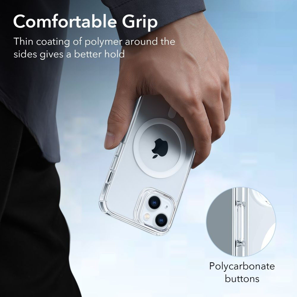 ESR Krystec HaloLock Apple iPhone 13/14 Hoesje MagSafe Transparant afbeelding 8