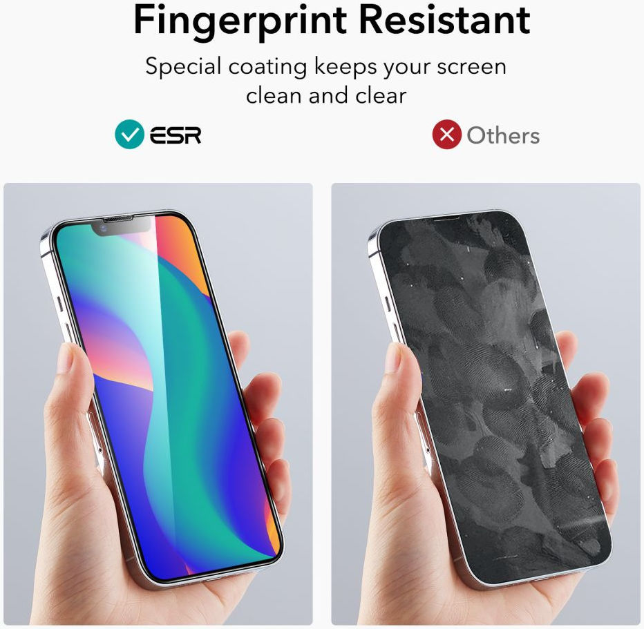 ESR iPhone 14 Plus Screen Protector Tempered Glass met Montageframe afbeelding 9