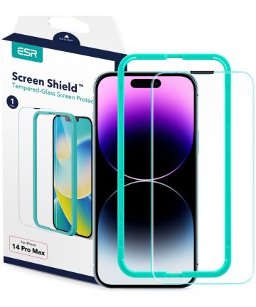 ESR iPhone 14 Pro Max Screen Protector Tempered Glass met Montageframe Screen Protectors