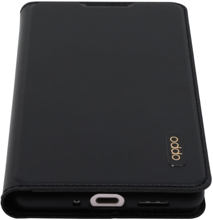 Origineel Oppo Find X3 Neo Hoesje Flip Cover Wallet Book Case Zwart afbeelding 8