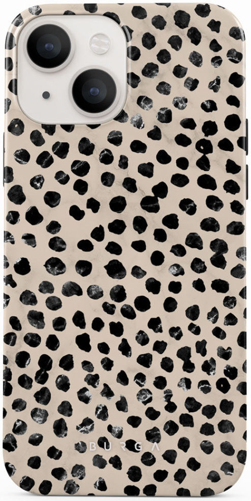 Burga Tough Case Apple iPhone 14 Hoesje Almond Latte Print afbeelding 1