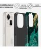 Burga Tough Case Apple iPhone 14 Hoesje Emerald Pool Print